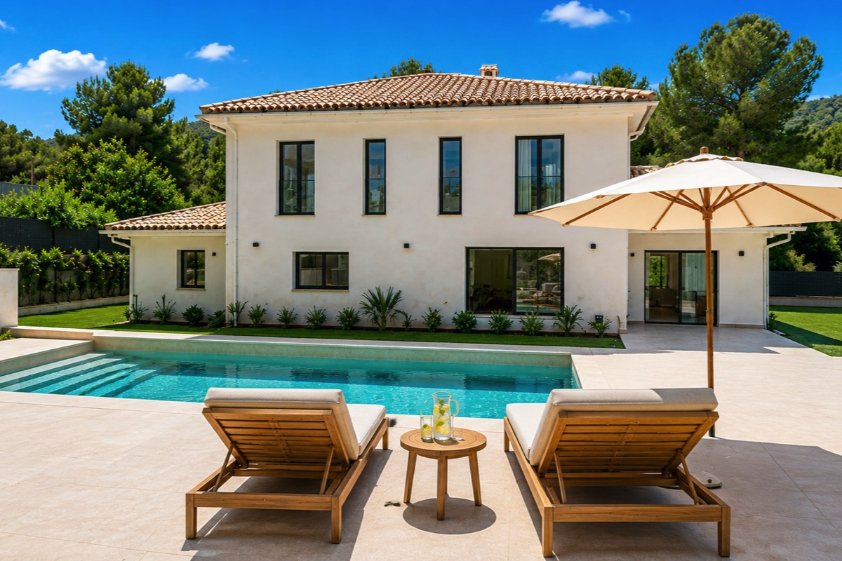 Elegant contemporary Mediterranean villa for sale in Santa Ponsa