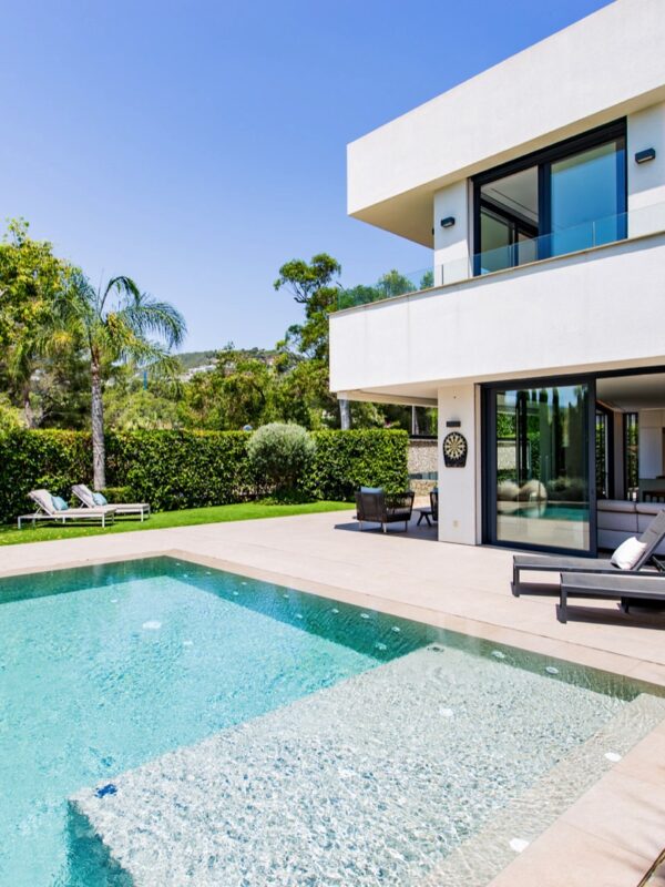 Contemporary designer villa with infinity pool for sale in son vida