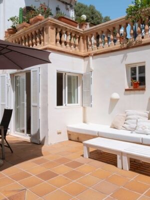 Two-bedroom ground-floor garden residence with private terrace and patio in palma