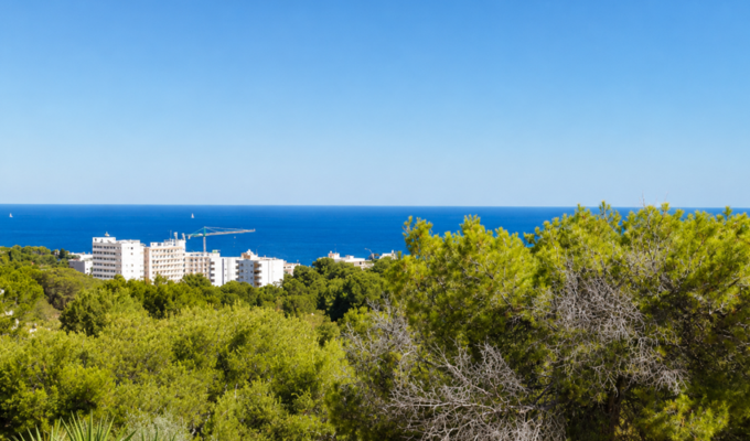 Four-bedroom mediterranean townhouse with private pool and roof terrace for sale in portals nous
