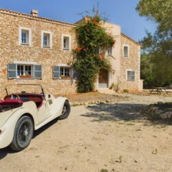 Sustainable four-bedroom stone finca with mountain vistas for sale in algaida