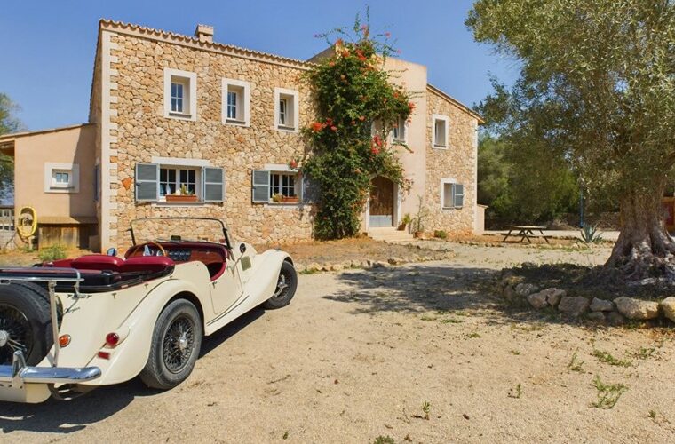 Sustainable four-bedroom stone finca with mountain vistas for sale in algaida