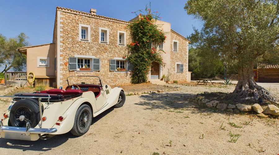 Sustainable four-bedroom stone finca with mountain vistas for sale in Algaida