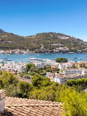 Mediterranean sea view villa with guest accommodation for sale in port d’andratx