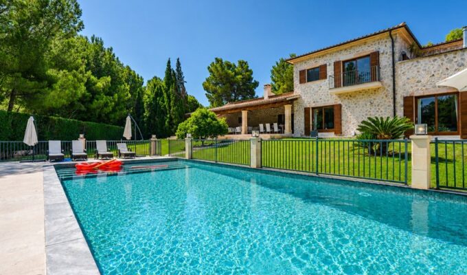 Grand mediterranean estate with private sauna and outdoor kitchen in santa ponsa