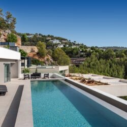 Contemporary architectural villa with infinity pool and panoramic views in son vida