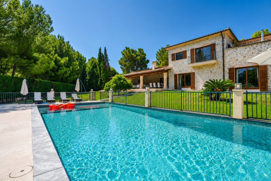 Grand mediterranean estate with private sauna and outdoor kitchen in santa ponsa