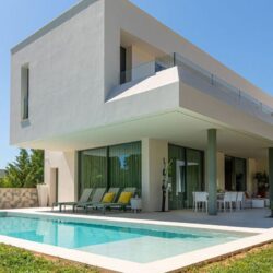 Contemporary architectural villa with wellness spaces for sale in santa ponsa