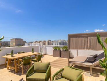 Modern coastal sanctuary with private roof terrace and sea views apartment for sale in palma