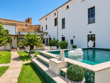 Grand historic manor with private ballroom and wellness spa near santa maría del camí