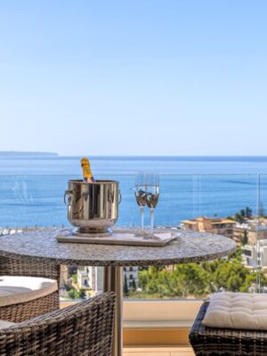 Luxurious penthouse with private rooftop jacuzzi for sale in cala major