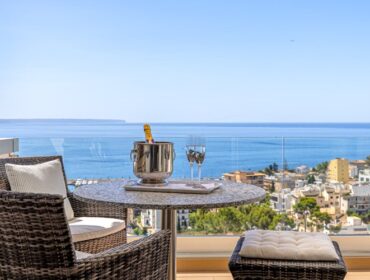 Luxurious penthouse with private rooftop jacuzzi for sale in cala major