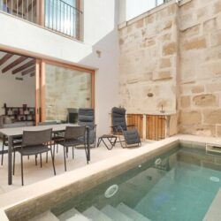 Restored historic townhouse with private pool for sale in pollensa