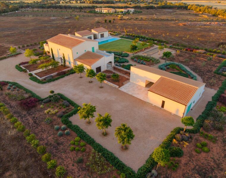 Grand mediterranean estate with private vineyard and wellness house for sale in llucmajor