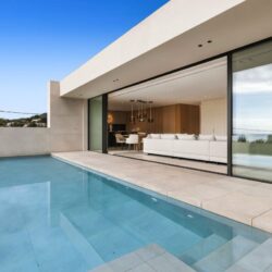Newly constructed contemporary villa with panoramic vistas for sale in portals nous