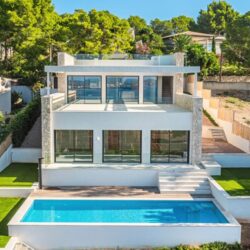 Exquisite contemporary villa with sweeping sea views and private pool in portals nous