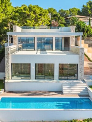 Exquisite contemporary villa with sweeping sea views and private pool in portals nous