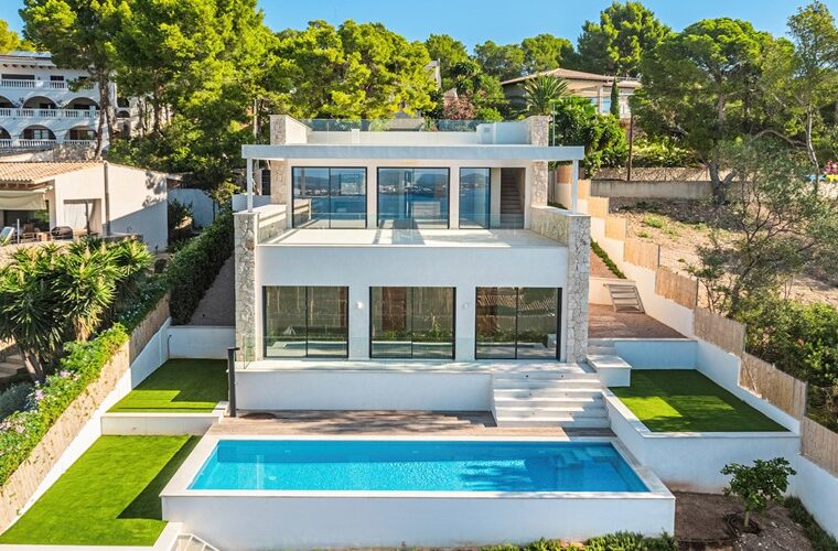 Exquisite contemporary villa with sweeping sea views and private pool in portals nous