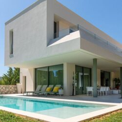 Contemporary architectural villa with wellness spaces for sale in santa ponsa