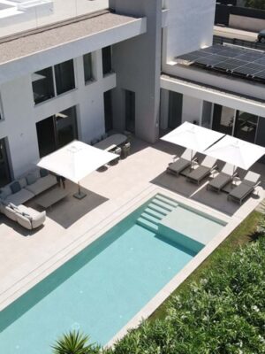 Spacious contemporary villa with private pool and mature gardens for sale in santa ponsa