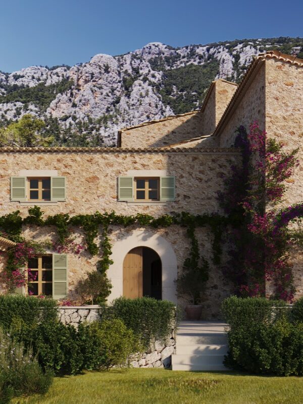 Historic mountain estate with expansive grounds and traditional olive mill for sale near alaró