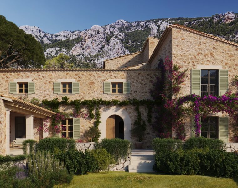 Historic mountain estate with expansive grounds and traditional olive mill for sale near alaró