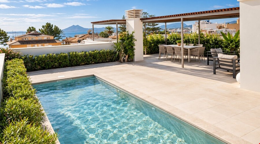 Luxurious Penthouse with Private Rooftop Pool and Bay Views for sale in Pollensa