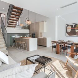 Modern four-bedroom townhouse with heated pool and citrus garden in fornalutx