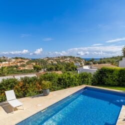 Three-bedroom coastal villa with sweeping sea views and private pool in artà