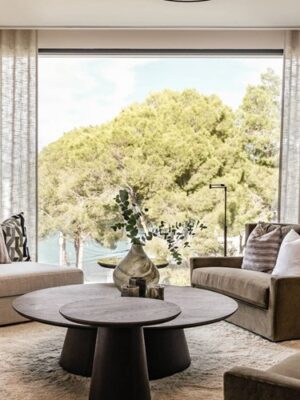 Contemporary seafront villa with dual pools for sale in santa ponsa