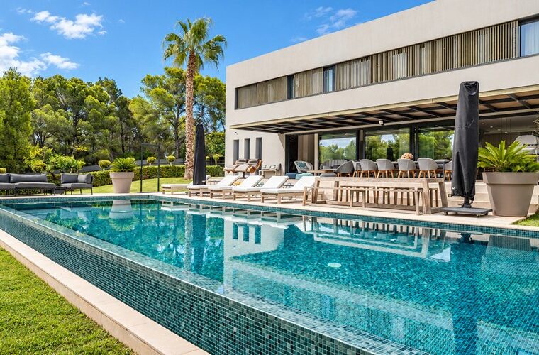 Contemporary six-bedroom sanctuary bordering nature in santa ponsa